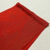 帯揚げ帯締めセット セット品 丸組 正絹 花柄 和装小物 赤・朱_画像3