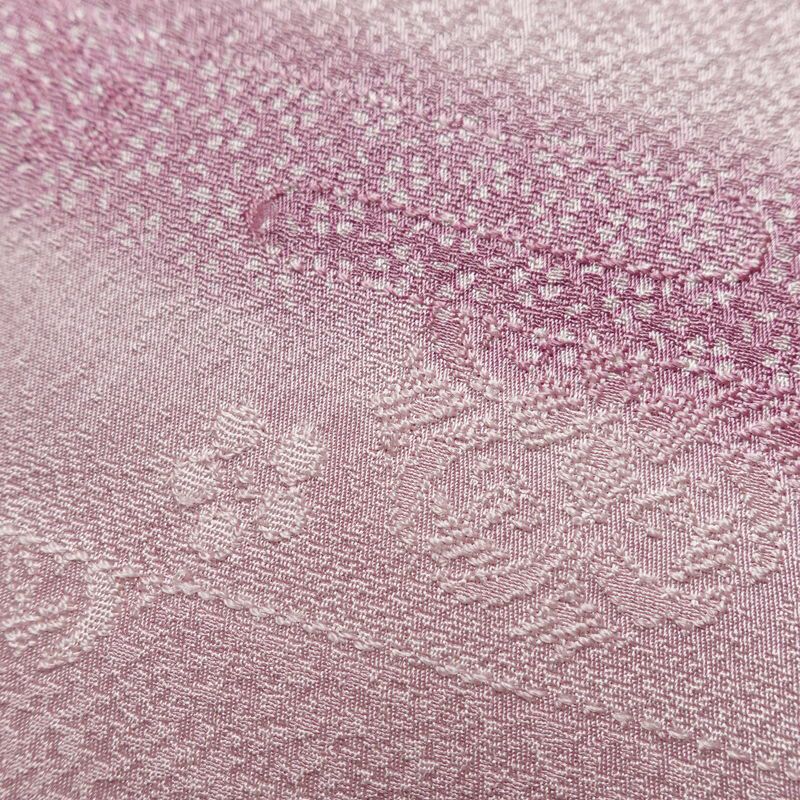 帯揚げ帯締めセット セット品 平組 正絹 古典柄 フォーマル 和装小物 紫・藤色_画像8