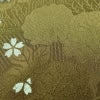 帯揚げ帯締めセット 美品 セット品 平組 正絹 花柄 フォーマル 菊 桜 和装小物 綸子 緑・うぐいす色_画像9