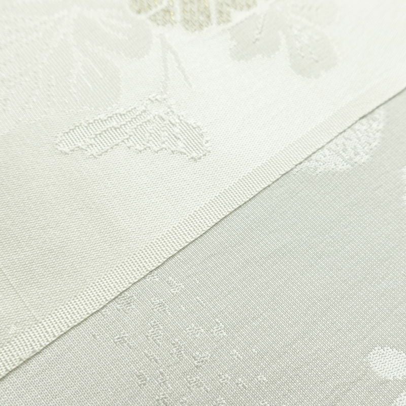 帯揚げ帯締めセット 良品 セット品 平組 正絹 花柄 結婚式 留袖用 フォーマル 菊 白_画像7