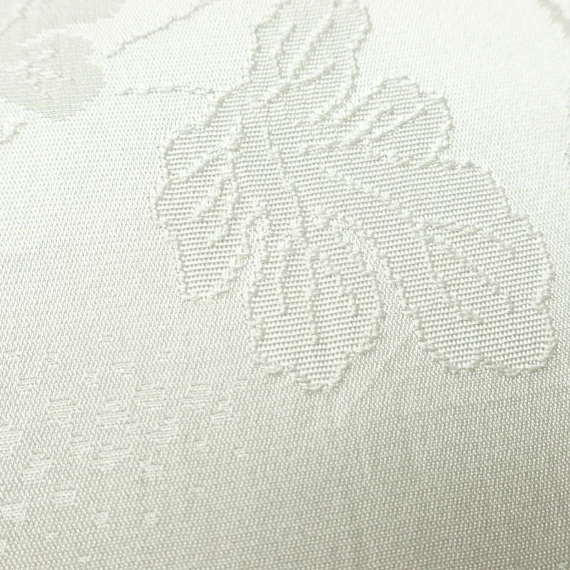 帯揚げ帯締めセット 良品 セット品 平組 正絹 花柄 結婚式 留袖用 フォーマル 菊 白_画像10
