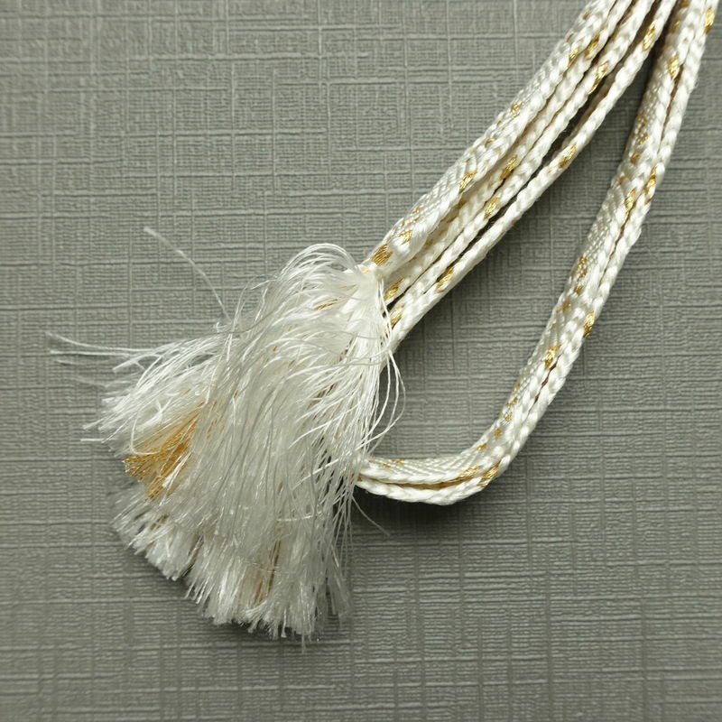 帯揚げ帯締めセット セット品 絞り 正絹 花柄 結婚式 留袖用 フォーマル 和装小物 白_画像19