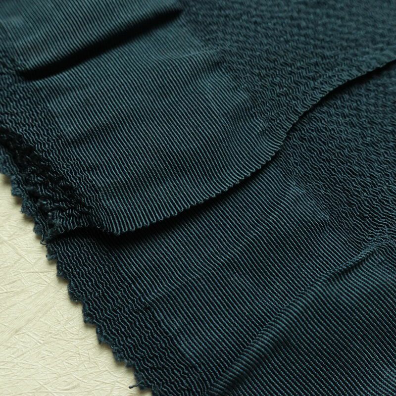 帯揚げ帯締めセット セット品 縮緬 正絹 無地 シンプル 和装小物 青・紺_画像6