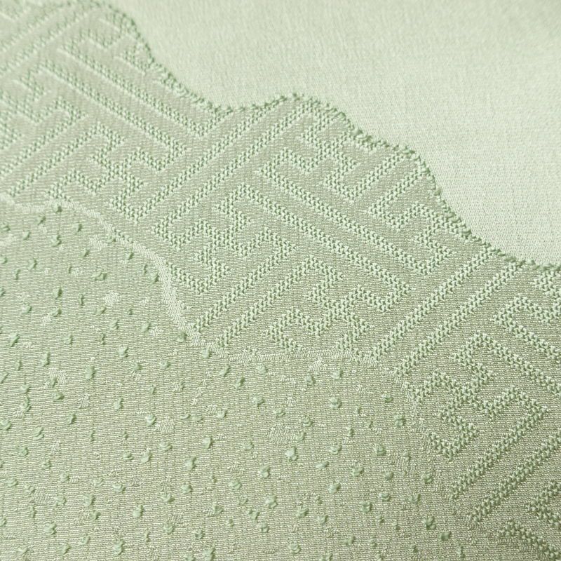 帯揚げ帯締めセット 美品 セット品 平組 正絹 古典柄 フォーマル 和装小物 芝 紗綾形 小豆・エンジ_画像11