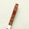 帯揚げ帯締めセット 美品 セット品 平組 正絹 古典柄 フォーマル 和装小物 芝 紗綾形 小豆・エンジ_画像15