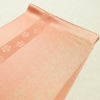 帯揚げ帯締めセット 良品 セット品 平組 正絹 花柄 フォーマル 桜 金糸 綸子 和装小物 ピンク_画像3