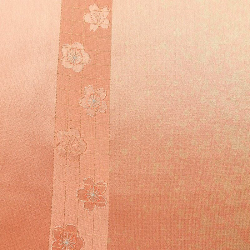 帯揚げ帯締めセット 良品 セット品 平組 正絹 花柄 フォーマル 桜 金糸 綸子 和装小物 ピンク_画像8
