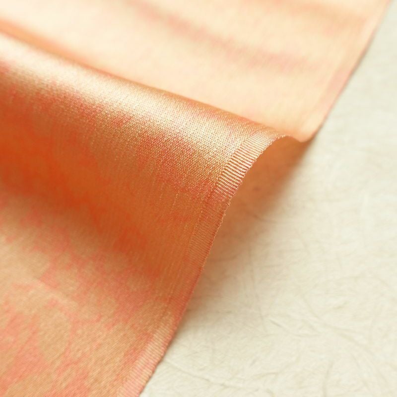 帯揚げ帯締めセット 良品 セット品 平組 正絹 花柄 フォーマル 桜 金糸 綸子 和装小物 ピンク_画像12