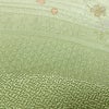 帯揚げ帯締めセット 良品 セット品 平組 正絹 花柄 金彩 フォーマル 桜 緑・うぐいす色_画像11