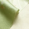 帯揚げ帯締めセット 良品 セット品 平組 正絹 花柄 金彩 フォーマル 桜 緑・うぐいす色_画像12