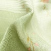 帯揚げ帯締めセット 良品 セット品 平組 正絹 花柄 金彩 フォーマル 桜 緑・うぐいす色_画像13