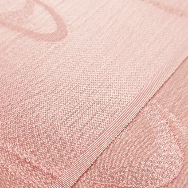 帯揚げ帯締めセット 良品 セット品 平組 正絹 古典柄 和装小物 雪輪 流水 ピンク_画像7