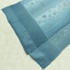 帯揚げ帯締めセット セット品 平組 正絹 花柄 桜 和装小物 青・紺_画像5