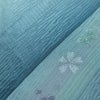 帯揚げ帯締めセット セット品 平組 正絹 花柄 桜 和装小物 青・紺_画像7