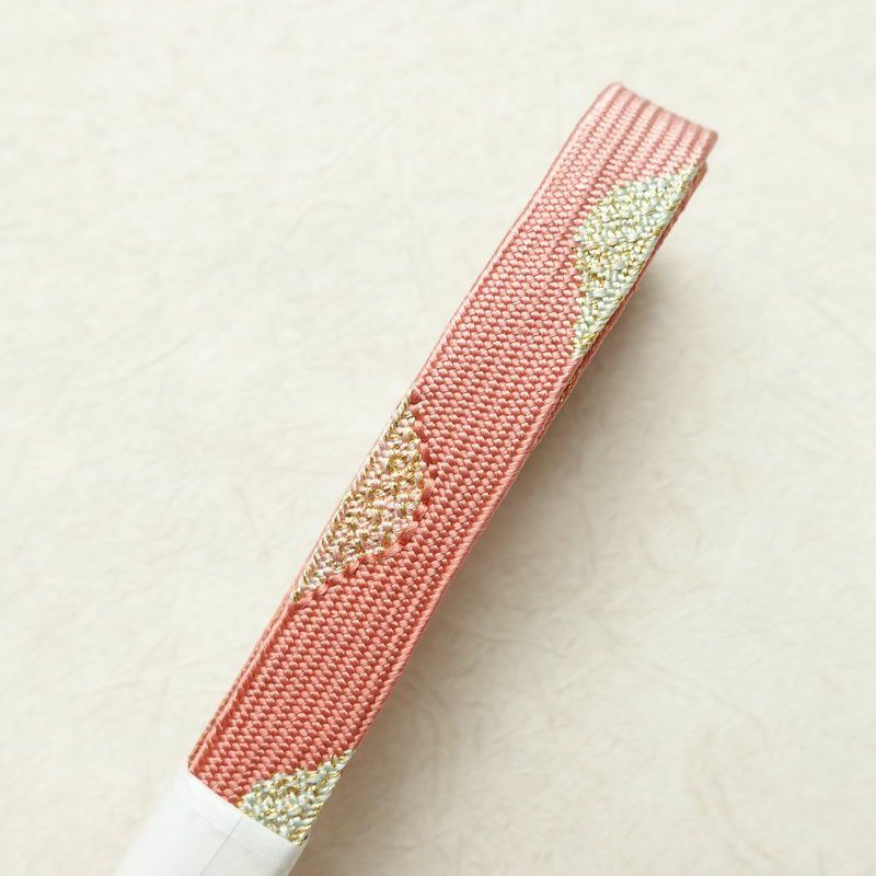 帯揚げ帯締めセット 美品 セット品 平組 正絹 古典柄 ちりめん 鱗 フォーマル 和装小物 多色使い_画像14