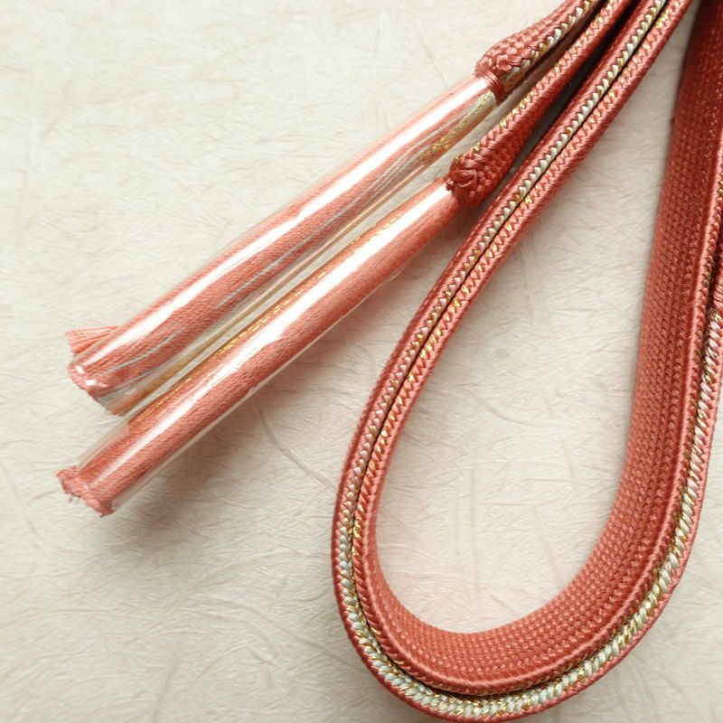 帯揚げ帯締めセット 美品 セット品 平組 正絹 古典柄 ちりめん 鱗 フォーマル 和装小物 多色使い_画像15