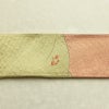 名古屋帯 太鼓柄 ふくれ織 正絹 花柄 通し仕立て なごや帯 リサイクル帯 帯 ピンク_画像14