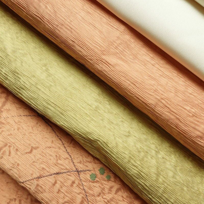 名古屋帯 太鼓柄 ふくれ織 正絹 花柄 通し仕立て なごや帯 リサイクル帯 帯 ピンク_画像19