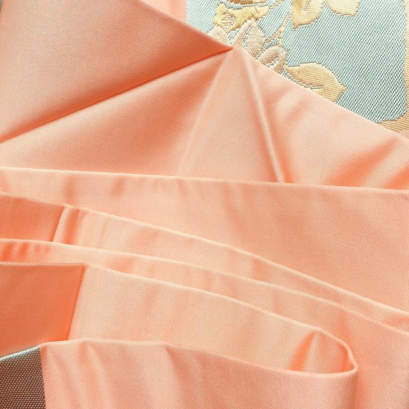 名古屋帯 六通柄 良品 正絹 花柄 名古屋仕立て なごや帯 リサイクル帯 帯 引箔 ピンク_画像16