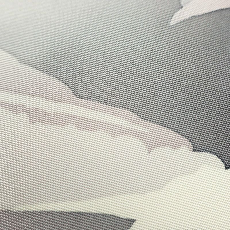 名古屋帯 太鼓柄 良品 正絹 花柄 名古屋仕立て なごや帯 リサイクル帯 帯 シンプル 白_画像8