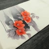 名古屋帯 太鼓柄 良品 正絹 花柄 名古屋仕立て なごや帯 リサイクル帯 帯 シンプル 白_画像12