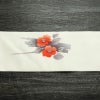 名古屋帯 太鼓柄 良品 正絹 花柄 名古屋仕立て なごや帯 リサイクル帯 帯 シンプル 白_画像13