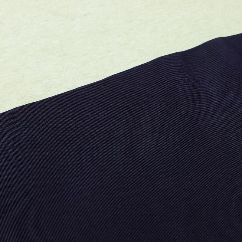 名古屋帯 太鼓柄 金駒刺繍 正絹 木の葉・植物柄 名古屋仕立て なごや帯 リサイクル帯 帯 刺繍 銀彩 紫・藤色_画像14