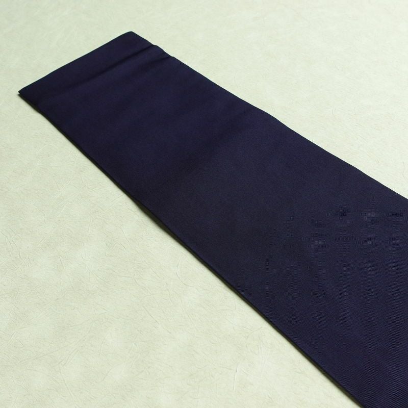 名古屋帯 太鼓柄 金駒刺繍 正絹 木の葉・植物柄 名古屋仕立て なごや帯 リサイクル帯 帯 刺繍 銀彩 紫・藤色_画像16