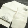 名古屋帯 髭紬 太鼓柄 良品 落款入り 正絹 風景柄 名古屋仕立て なごや帯 リサイクル帯 帯 白_画像17