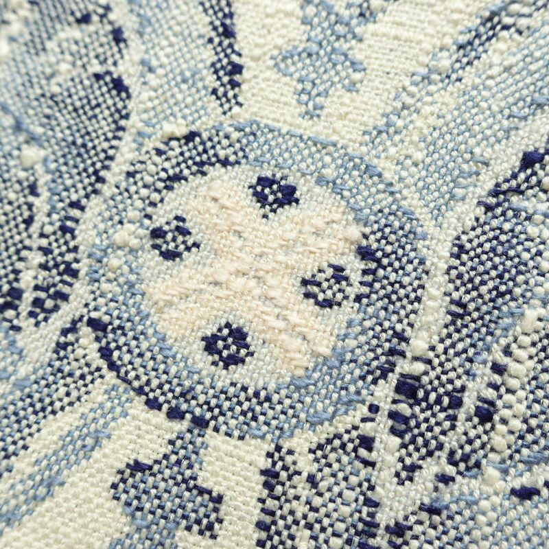 名古屋帯 六通柄 美品 正絹 幾何学柄・抽象柄 松葉仕立て なごや帯 リサイクル帯 帯 白_画像5