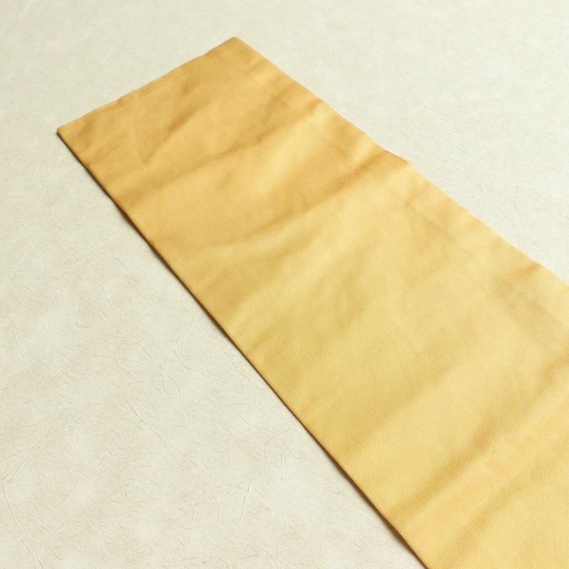 名古屋帯 太鼓柄 正絹 古典柄 名古屋仕立て なごや帯 リサイクル帯 帯 引箔 金糸 菊 ベージュ_画像15