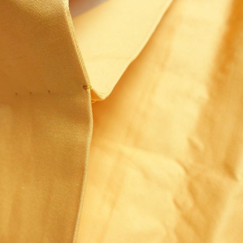 名古屋帯 太鼓柄 正絹 古典柄 名古屋仕立て なごや帯 リサイクル帯 帯 引箔 金糸 菊 ベージュ_画像19