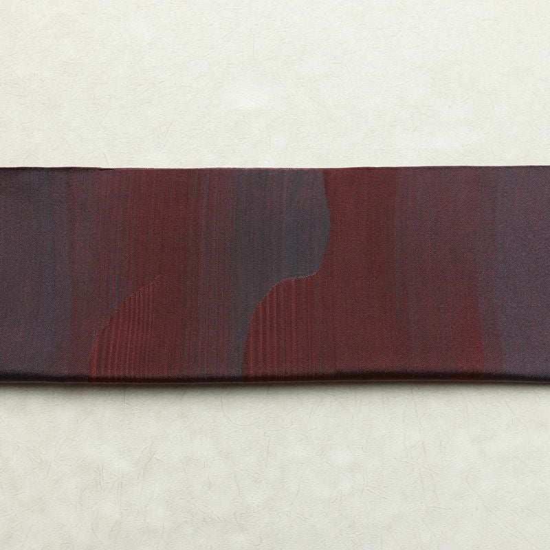 袋帯 太鼓柄 一般用 正絹 幾何学柄・抽象柄 リサイクル帯 帯 紫・藤色_画像15