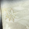 付け下げ 美品 しつけ糸付き 正絹 木の葉・植物柄 袷仕立て 身丈164cm 裄丈64.5cm リサイクル着物 着物 パーティー フォーマル モダン イチョウ 紅葉 黒_画像8