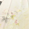 訪問着 美品 しつけ糸付き 縮緬 正絹 花柄 袷仕立て 身丈166.5cm 裄丈68cm リサイクル着物 着物 入学式 卒業式 七五三 お宮参り フォーマル 上品 ピンク_画像5