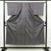 小紋 良品 しつけ糸付き ポリエステル その他の柄 袷仕立て 身丈151cm 裄丈63cm リサイクル着物 着物 青・紺_画像1