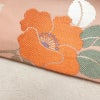 名古屋帯 六通柄 良品 正絹 花柄 名古屋仕立て なごや帯 リサイクル帯 帯 箔 ピンク_画像9