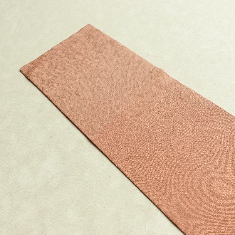 名古屋帯 太鼓柄 良品 縮緬 正絹 風景柄 名古屋仕立て なごや帯 リサイクル帯 帯 シンプル ピンク_画像17