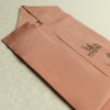 名古屋帯 太鼓柄 良品 縮緬 正絹 風景柄 名古屋仕立て なごや帯 リサイクル帯 帯 シンプル ピンク_画像22
