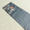 名古屋帯 六通柄 正絹 古典柄 名古屋仕立て なごや帯 リサイクル帯 帯 扇子 青・紺_画像16