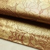 名古屋帯 六通柄 良品 正絹 花柄 名古屋仕立て なごや帯 リサイクル帯 帯 金・銀_画像7
