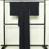 紬 良品 正絹 古典柄 袷仕立て 身丈162.5cm 裄丈63.5cm リサイクル着物 着物 青・紺_画像2