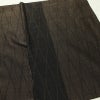 紬 良品 正絹 幾何学柄・抽象柄 袷仕立て 身丈167.5cm 裄丈67cm リサイクル着物 着物 モダン 茶_画像12