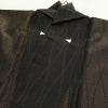 紬 良品 正絹 幾何学柄・抽象柄 袷仕立て 身丈167.5cm 裄丈67cm リサイクル着物 着物 モダン 茶_画像15