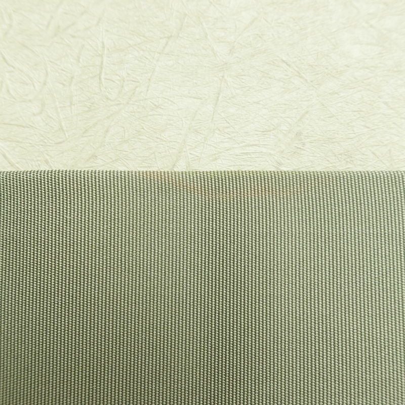 名古屋帯 太鼓柄 正絹 風景柄 名古屋仕立て なごや帯 リサイクル帯 帯 金彩 シンプル 緑・うぐいす色_画像15