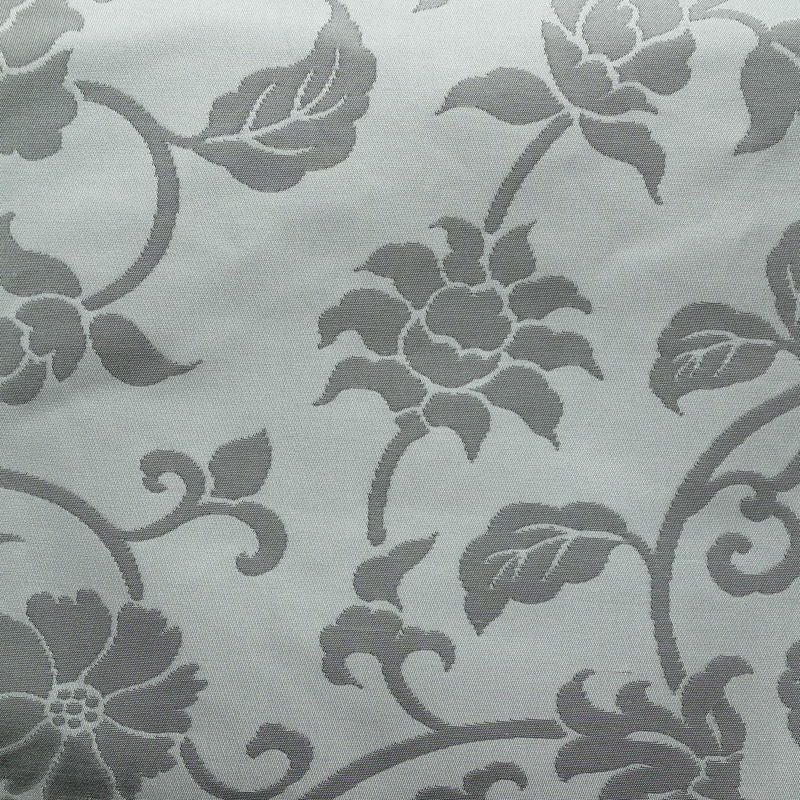 名古屋帯 六通柄 良品 正絹 花柄 名古屋仕立て なごや帯 リサイクル帯 帯 ブルーグレー グレー_画像2