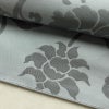 名古屋帯 六通柄 良品 正絹 花柄 名古屋仕立て なごや帯 リサイクル帯 帯 ブルーグレー グレー_画像7