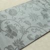 名古屋帯 六通柄 良品 正絹 花柄 名古屋仕立て なごや帯 リサイクル帯 帯 ブルーグレー グレー_画像11