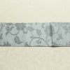 名古屋帯 六通柄 良品 正絹 花柄 名古屋仕立て なごや帯 リサイクル帯 帯 ブルーグレー グレー_画像13