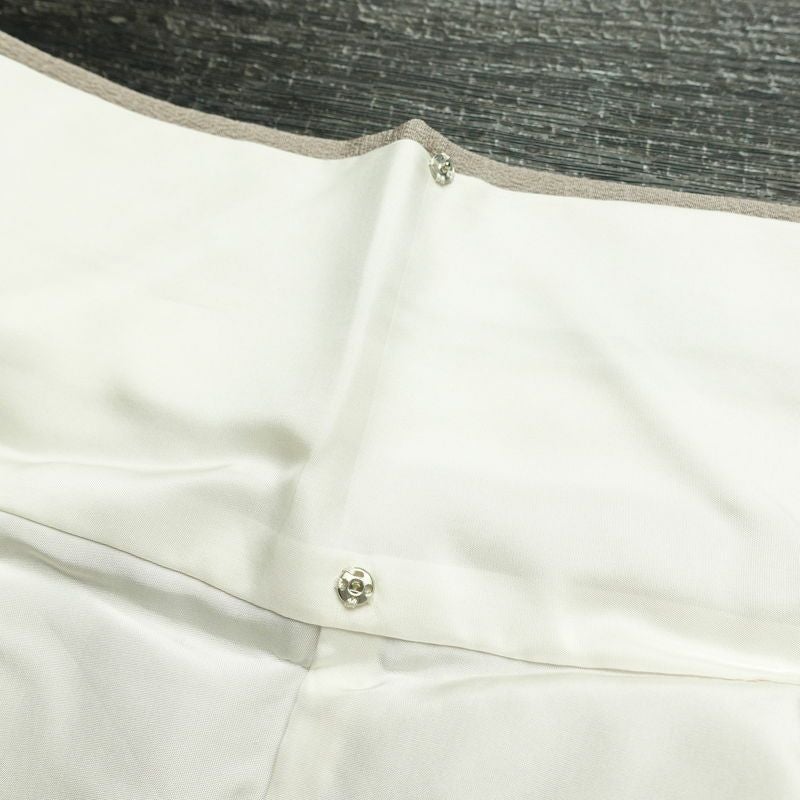 小紋 縮緬 飛び柄 正絹 古典柄 袷仕立て 身丈164.5cm 裄丈68cm リサイクル着物 雪輪 花びら 着物 くすみパープル 紫・藤色_画像20